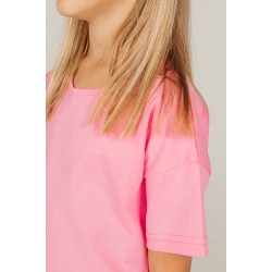 75-35 КТ Пижама для девочки ( футболка+шорты) из кулирного полотна, в ассорт.